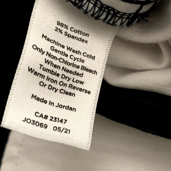 Talbots Navy Blue Stretch Corduroy Straight Leg 5 Pocket Pant Size 14 - Picture 4 of 8